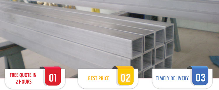 Stainless Steel Square Pipe/Stainless Steel Rectangular Pipe Suppliers Exporters Stockist Dealers in India